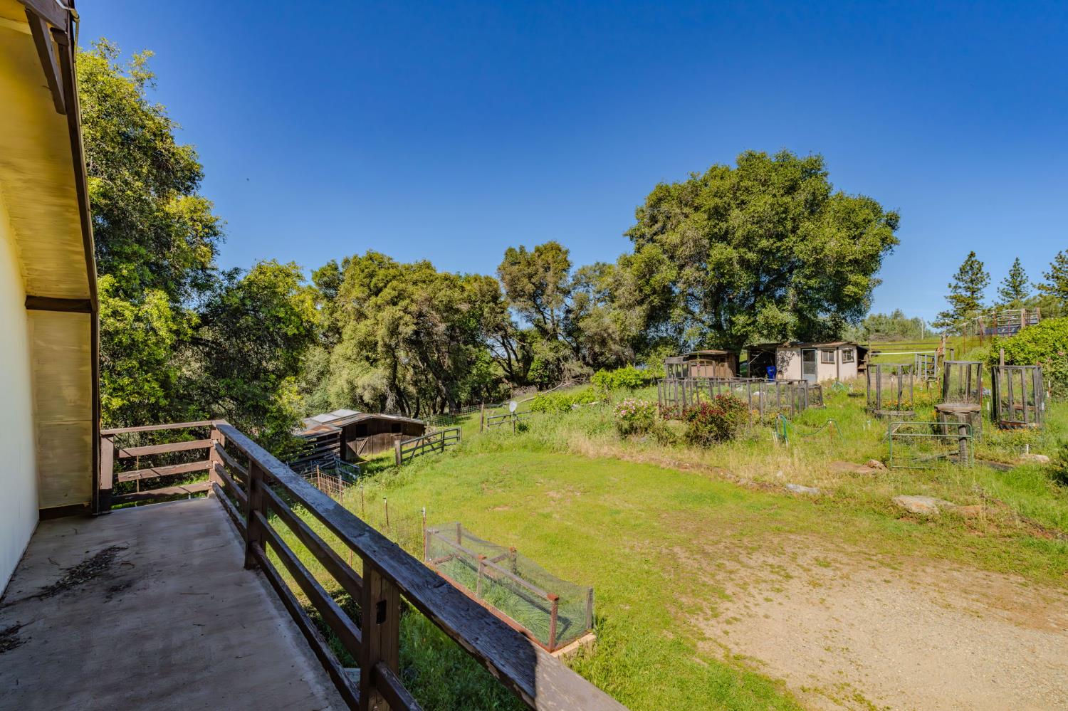 17800 Red Mule Road Fiddletown, CA 95629 - Photo 71 of 74 a view of swimming pool with seating area and trees in the background