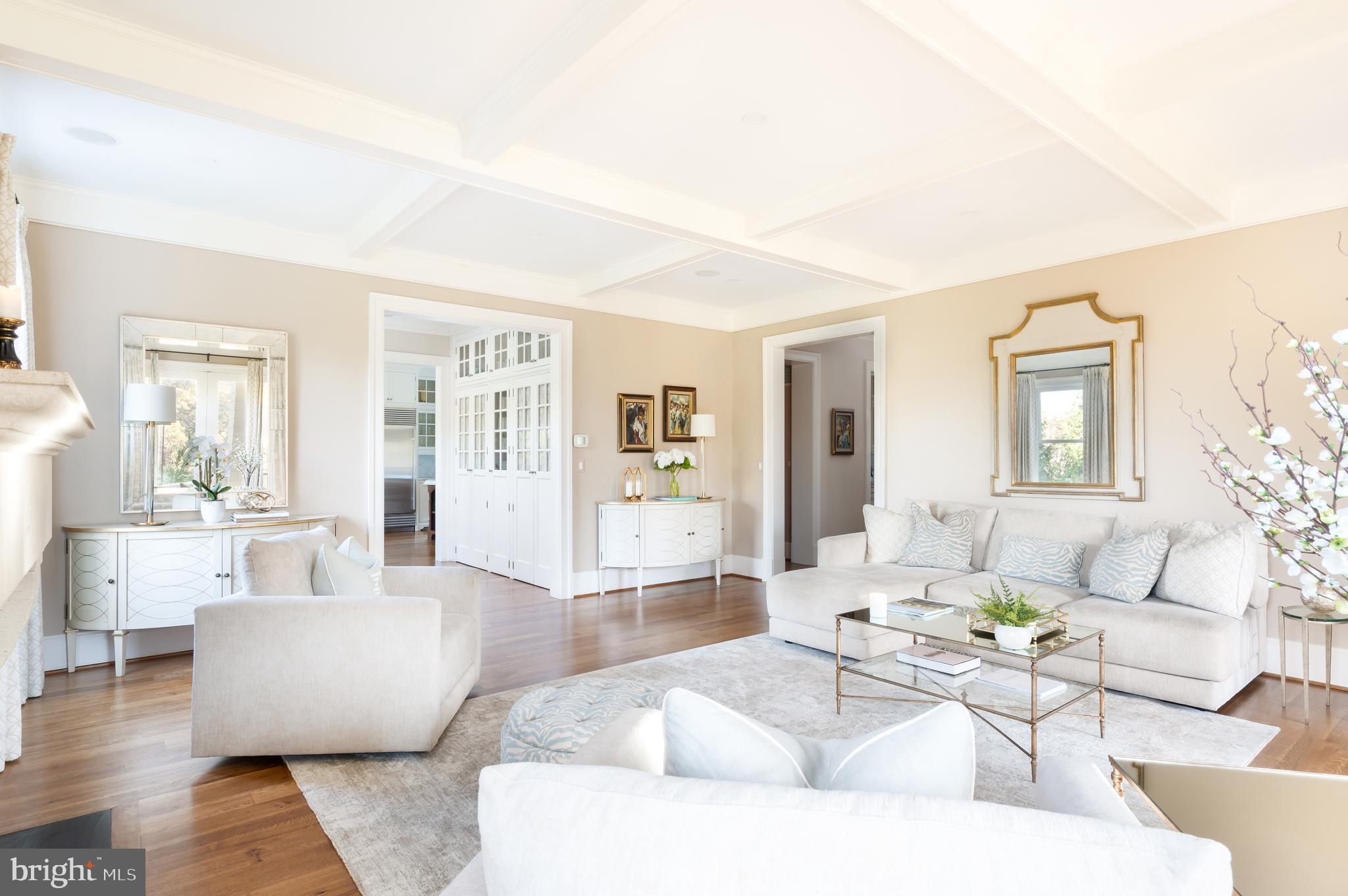 3031 Gates Road Northwest Washington, DC 20008 - Photo 20 of 50 a living room with furniture and a wooden floor