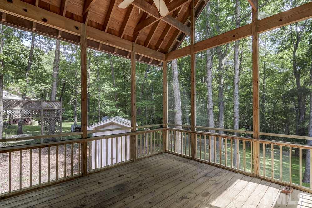5612 Purnell Road Wake Forest, NC 27587 - Photo 18 of 23 a view of a wooden deck
