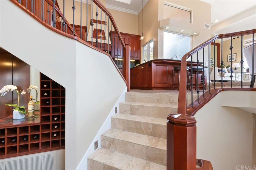 17 St Francis Court Dana Point, CA 92629 - Photo 33 of 66 a view of entryway and hall with wooden floor