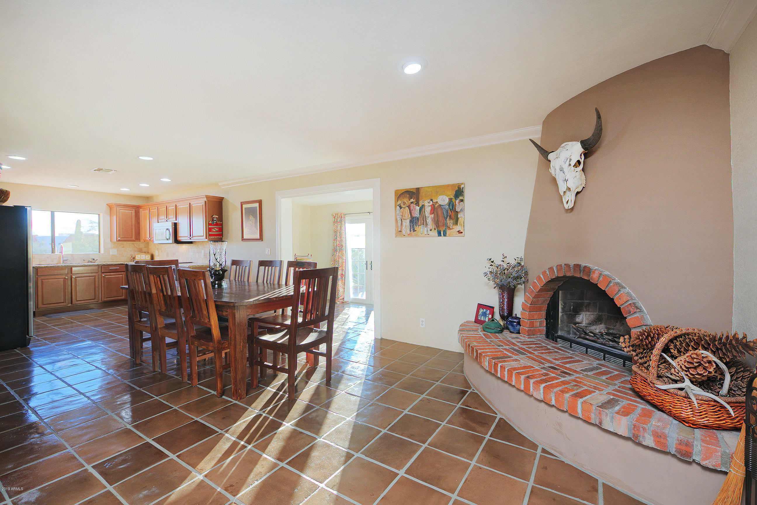 5420 Painted Rock Road Apache Junction, AZ 85119 - Photo 6 of 29 Kiva Fireplace