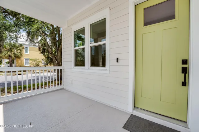 a view of a house with a porch
