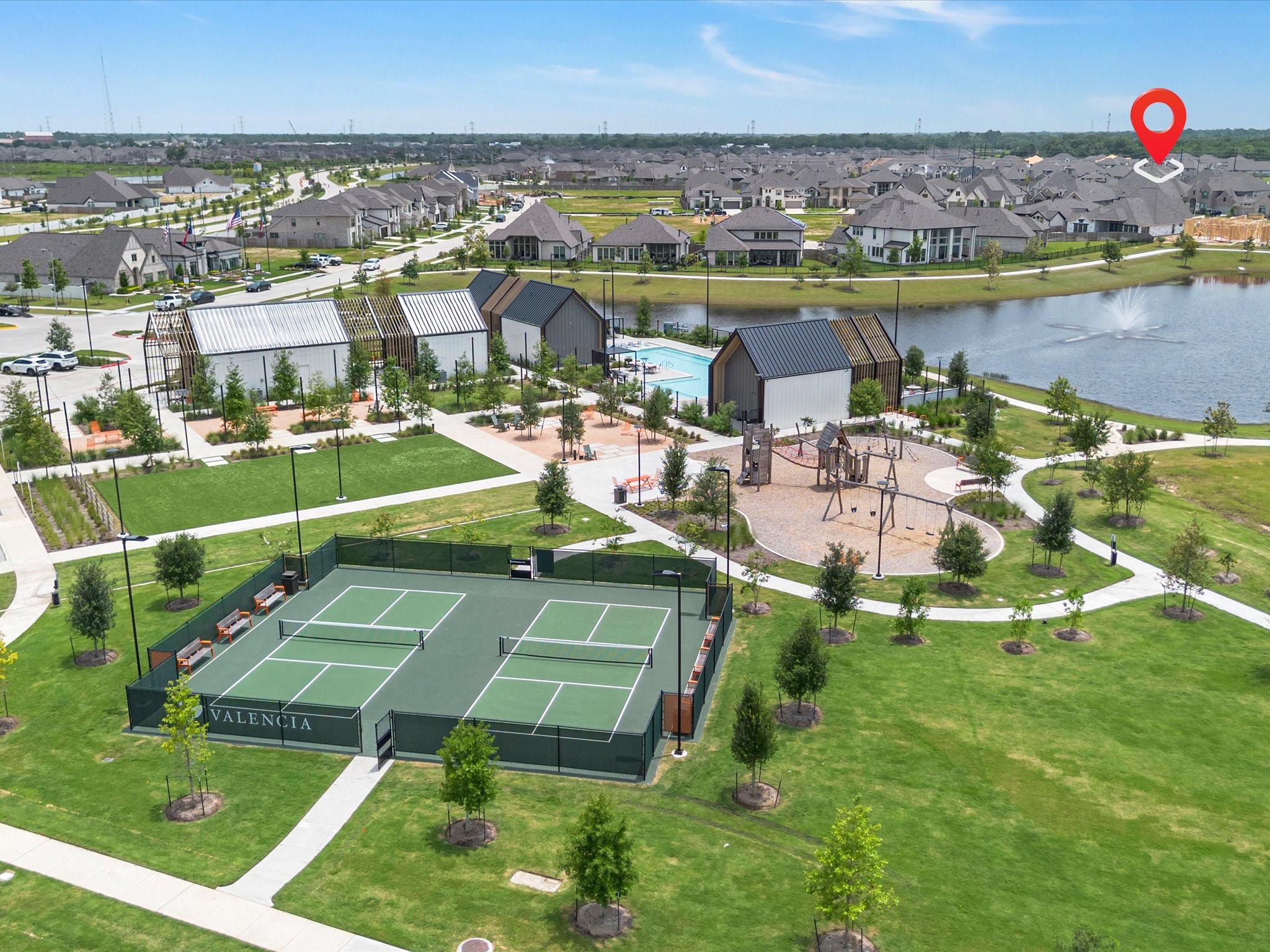 18714 Pistachio Way Manvel, TX 77578 - Photo 47 of 48 Whether you're perfecting your serve or enjoying a friendly match with neighbors, the community pickleball courts are just minutes from your front door.