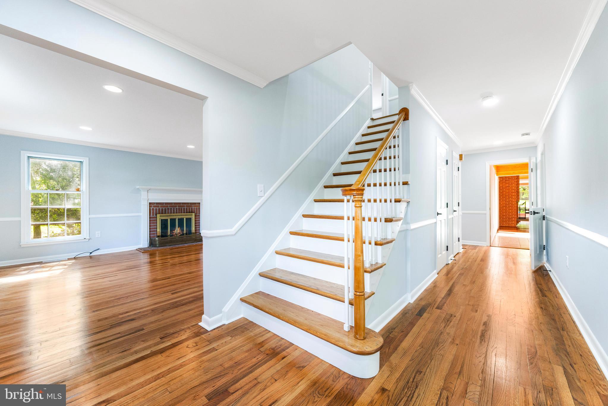 1807 Thornton Ridge Road Baltimore, MD 21204 - Photo 3 of 57 a view of entryway and hall with wooden floor
