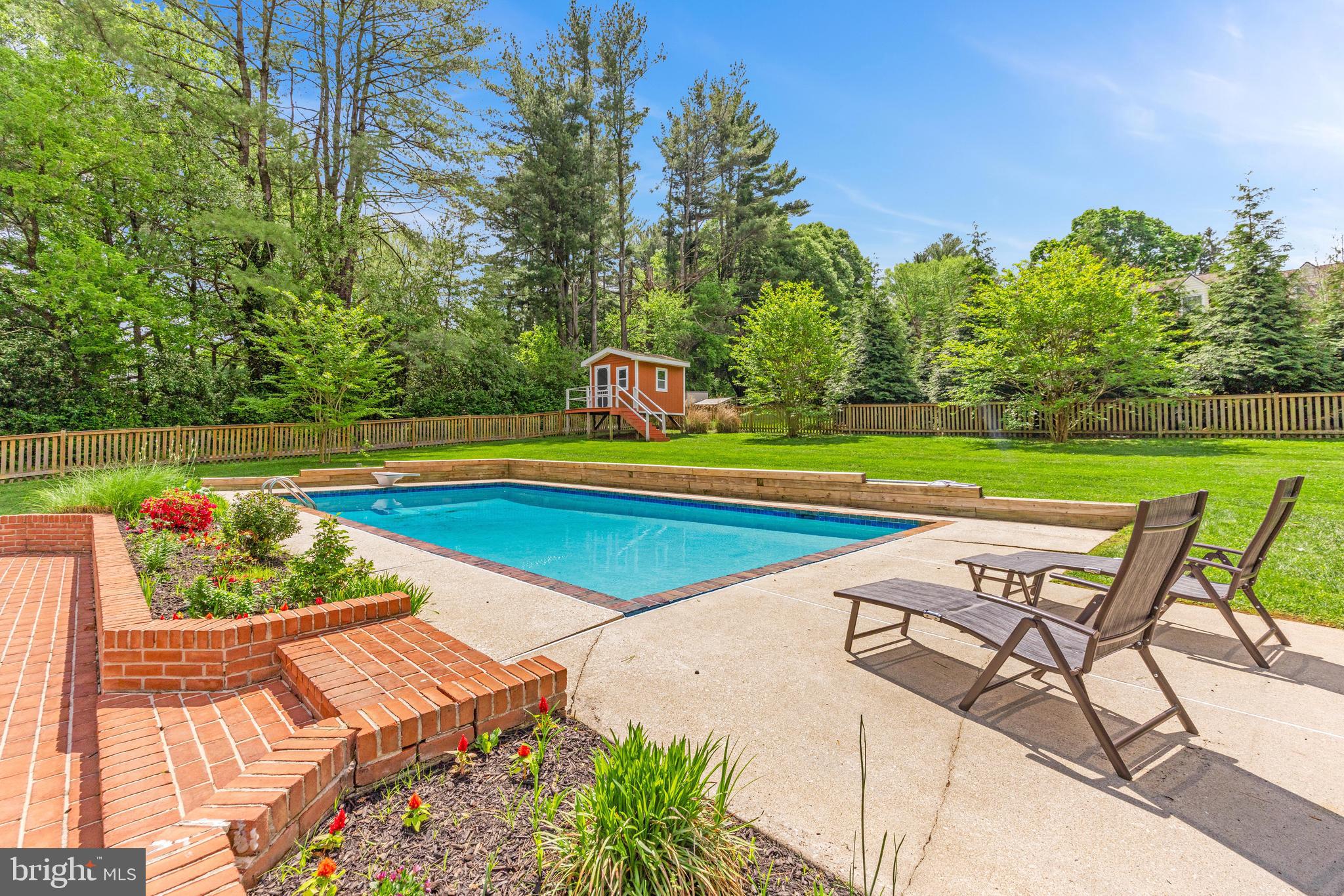 1807 Thornton Ridge Road Baltimore, MD 21204 - Photo 46 of 57 a view of a swimming pool with a patio