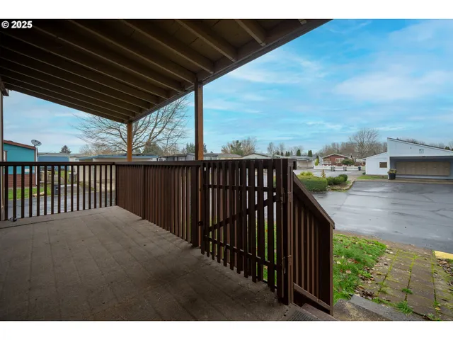 a terrace view with two chairs