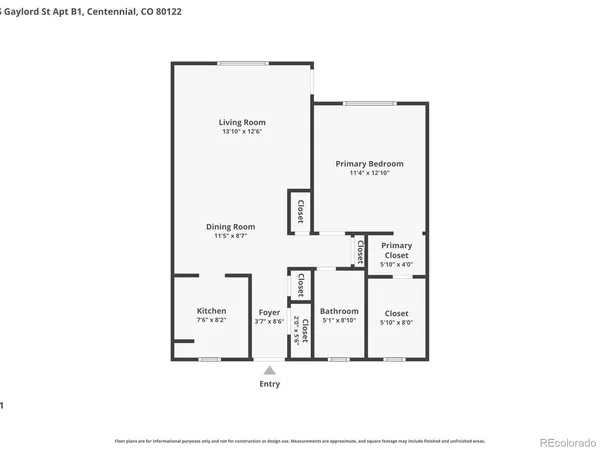 $235,000 | 7105 South Gaylord Street, Unit B1, Centennial, CO 80122