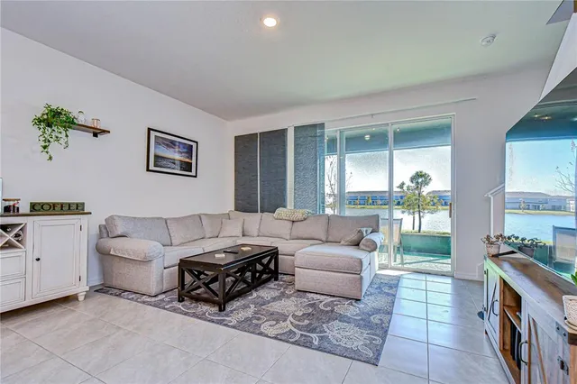 a view of a room with a hallway