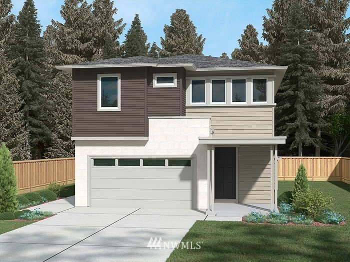 22308 44th Drive Southeast Bothell, WA 98021 - Photo 1 of 3 a front view of a house with a garden