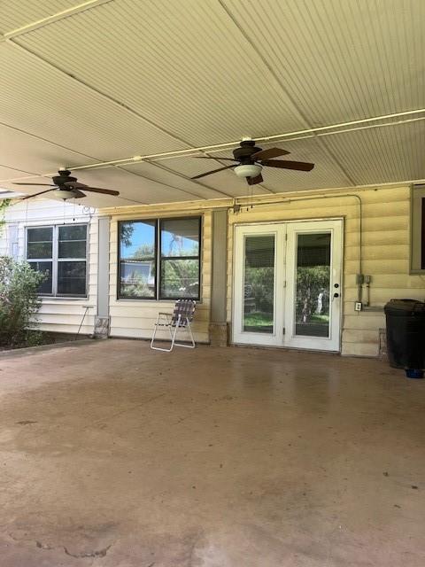 248 South Jacobs Street Albany, TX 76430 - Photo 15 of 17 Great covered patio with french doors.