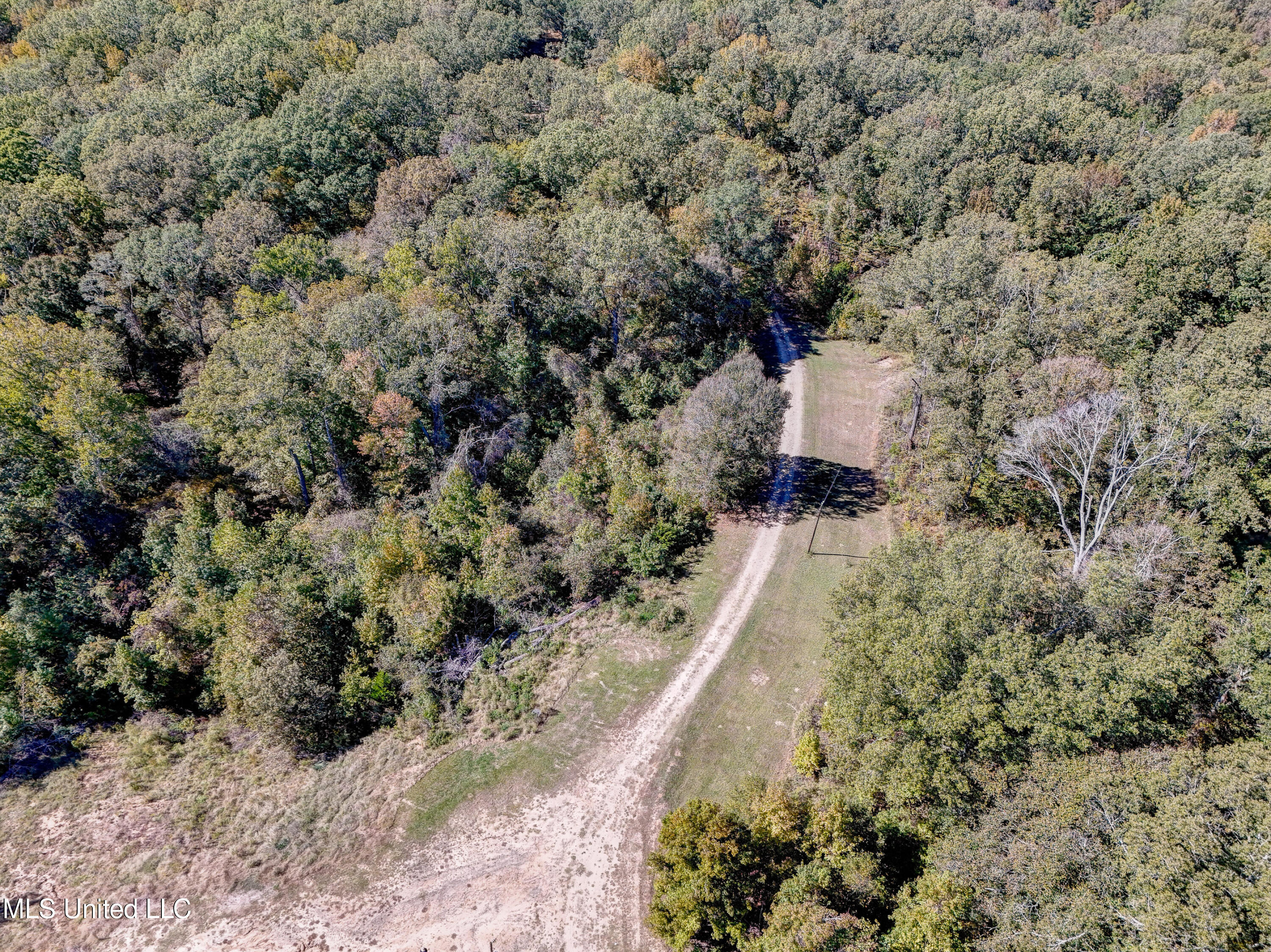 Aerial Driveway and Property View 1