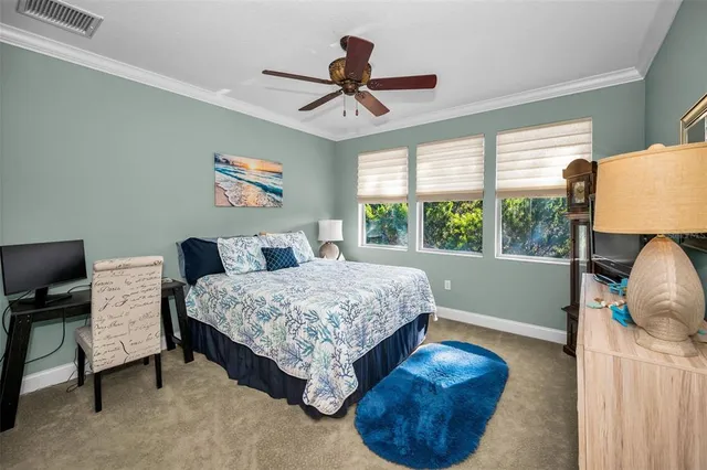 a view of an outdoor space with a lake view