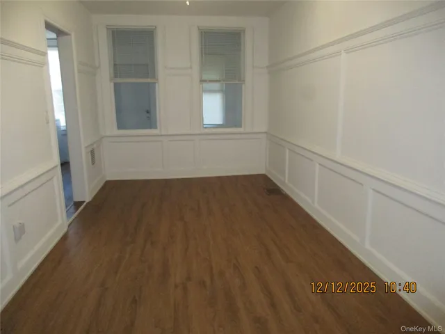 wooden floor in an empty room