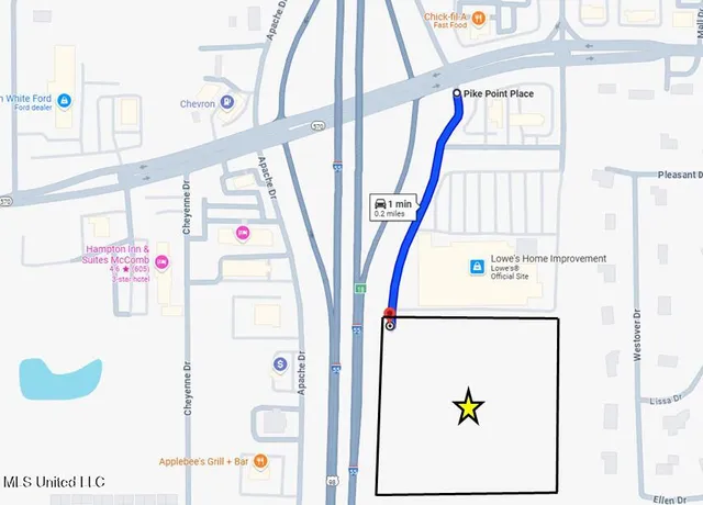 $1,286,000 | 0 Pike Point Place, McComb, MS 39648