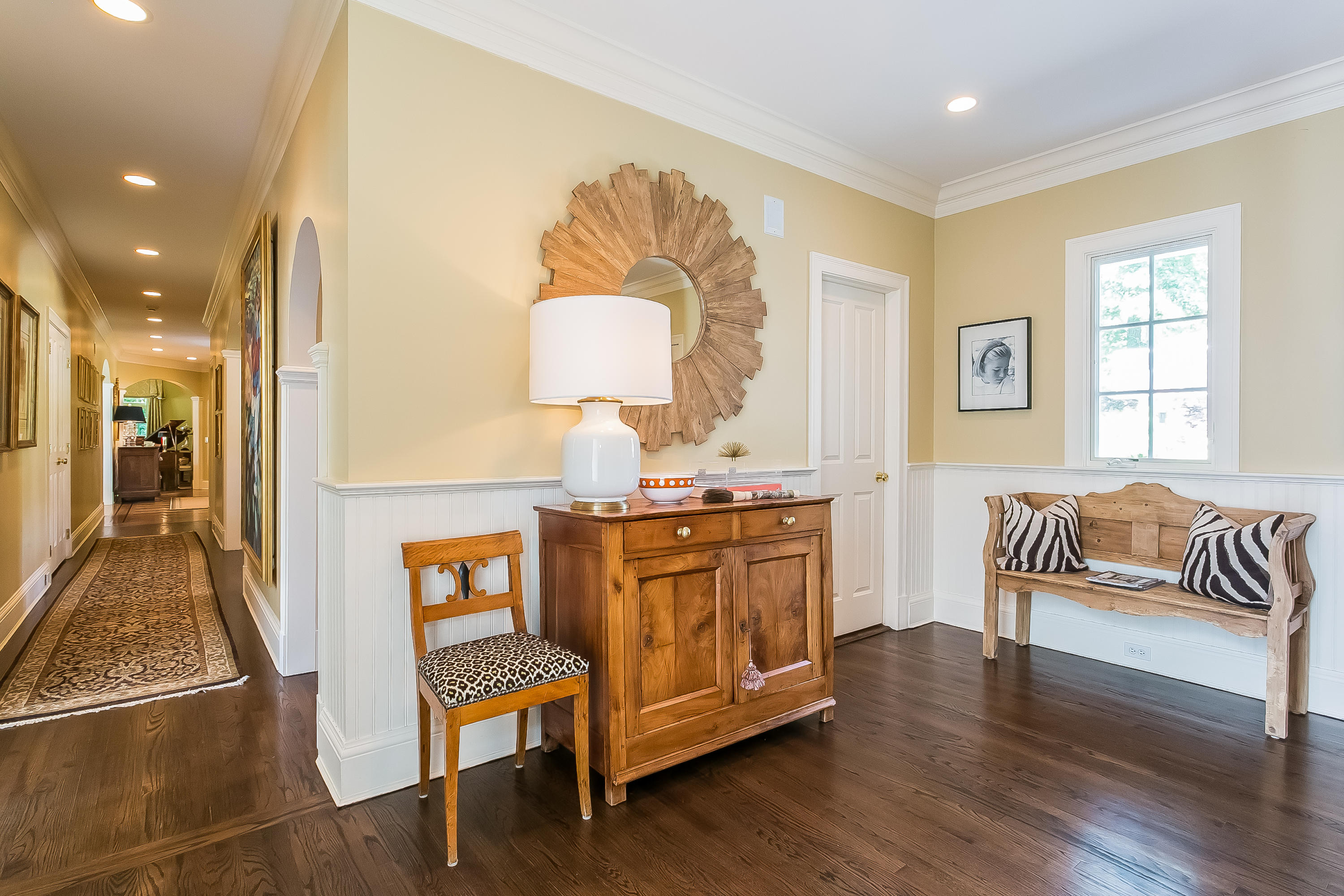 50 Deepwood Road Darien, CT 06820 - Photo 29 of 54 a living room with furniture and a wooden floor