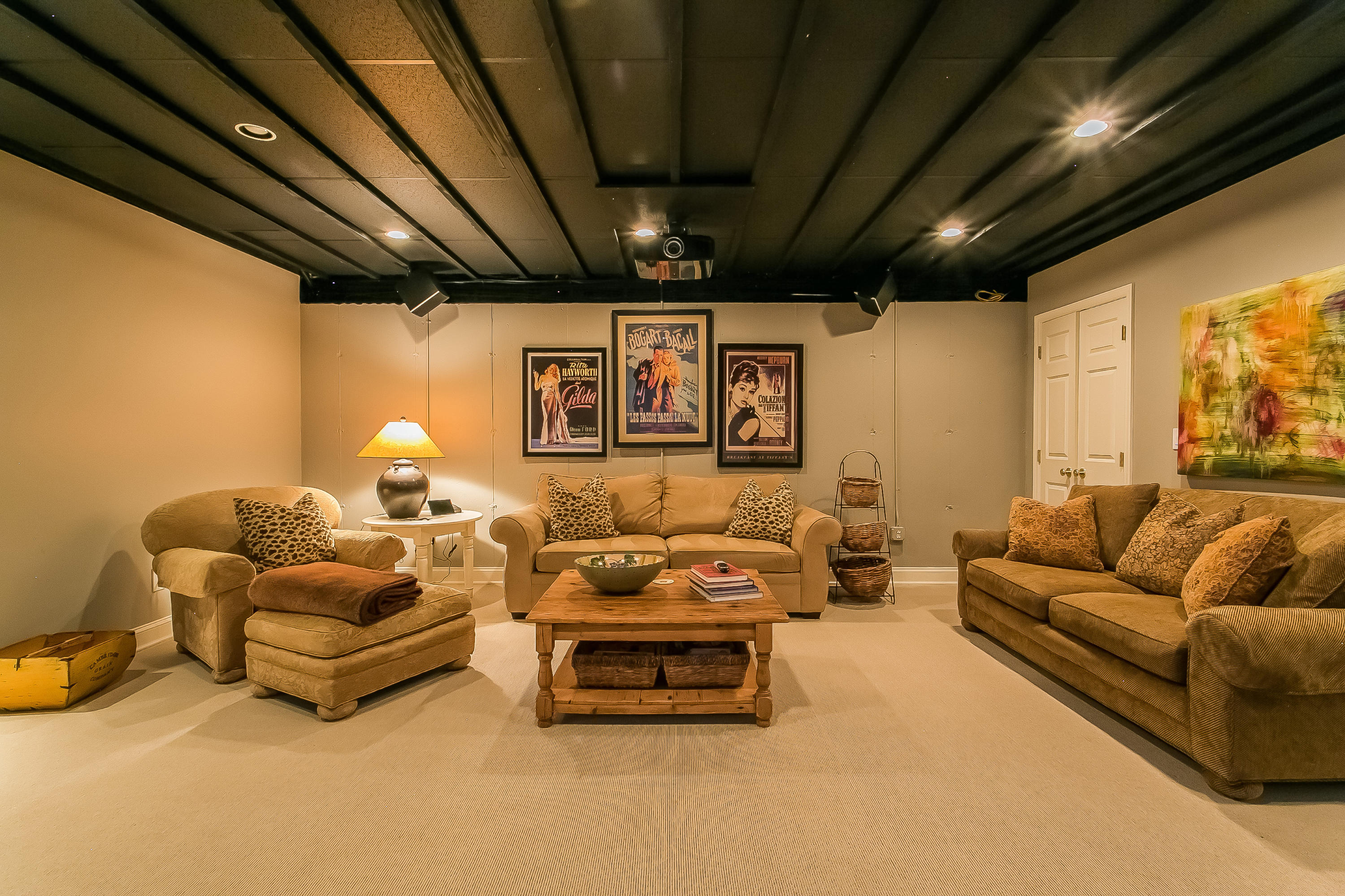 50 Deepwood Road Darien, CT 06820 - Photo 41 of 54 a living room with furniture and a chandelier