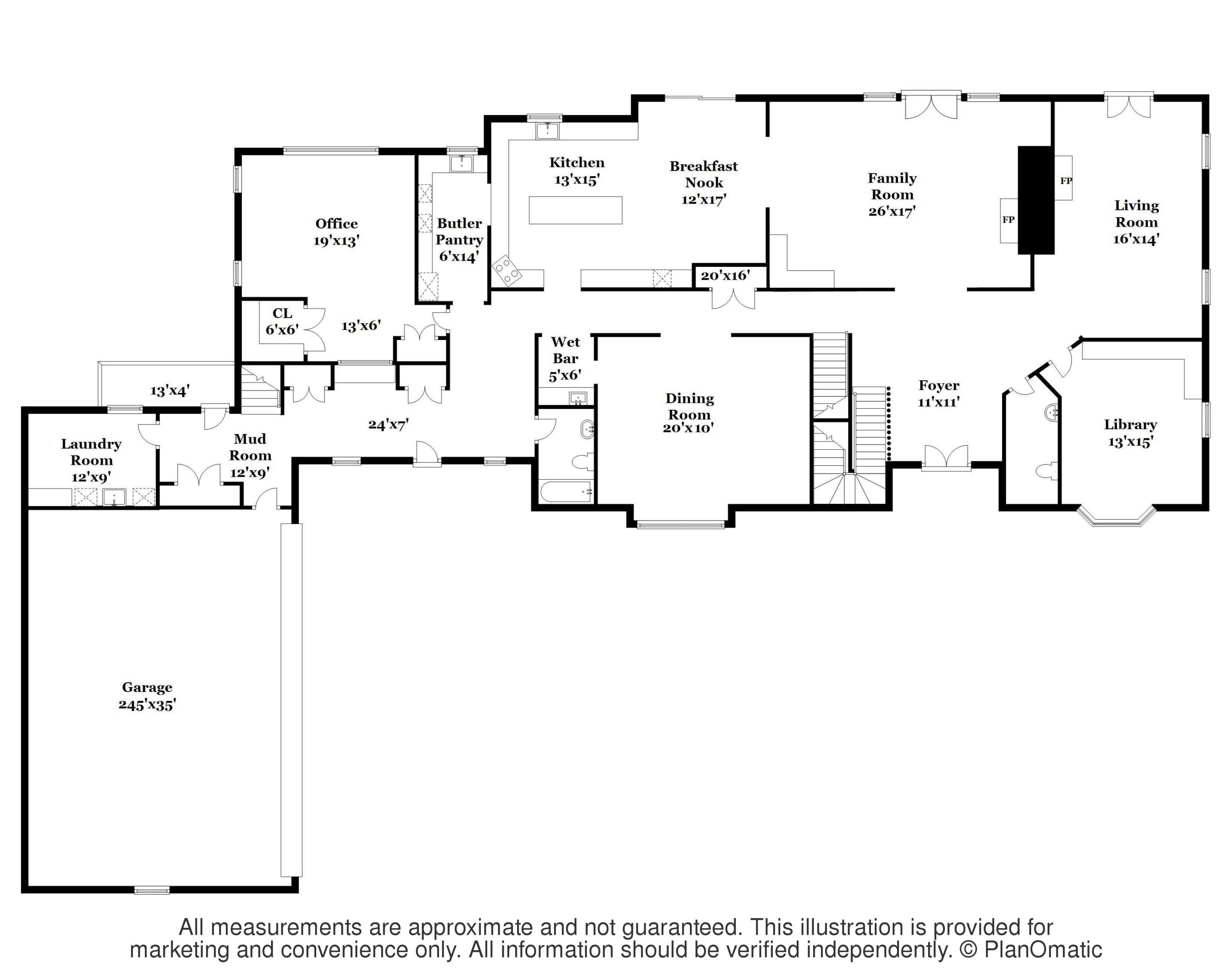 50 Deepwood Road Darien, CT 06820 - Photo 53 of 54 a picture of a floor plan