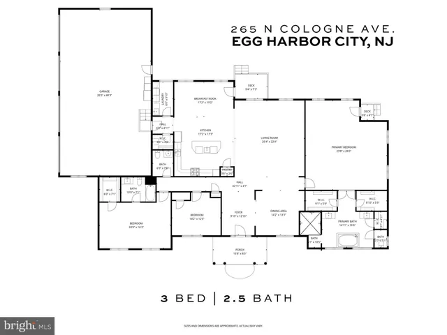 $985,000 | 265 North Cologne Avenue, Egg Harbor City, NJ 08215