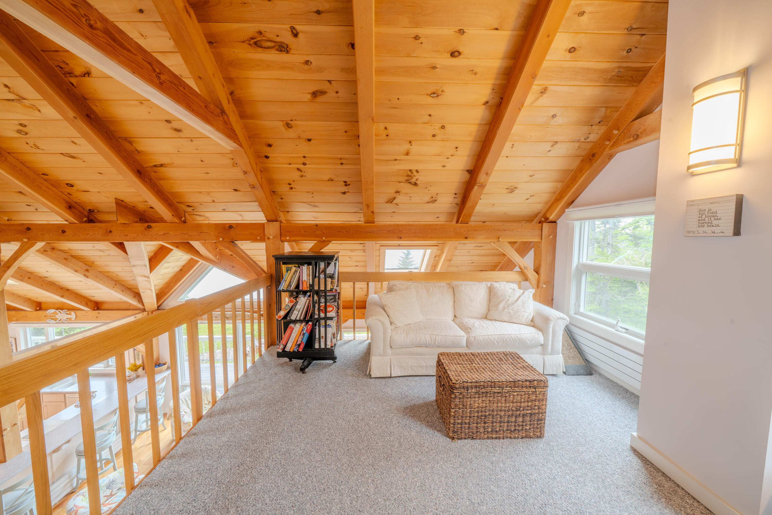 557 Yoho Head Road Machiasport, ME 04655 - Photo 24 of 136 Loft Sitting area and office-1
