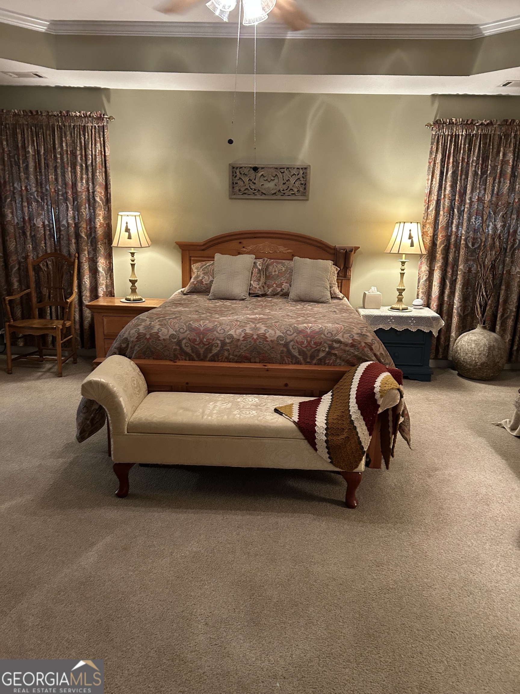 950 John Lovelace Road LaGrange, GA 30241 - Photo 23 of 47 a bedroom with a bed and a couch