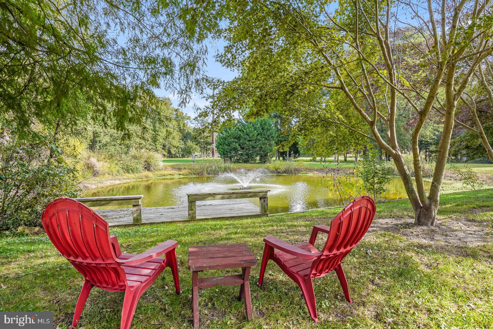 233 Squawigm Road Dover, DE 19901 - Photo 6 of 41 Looking out to pond with lighted fountain