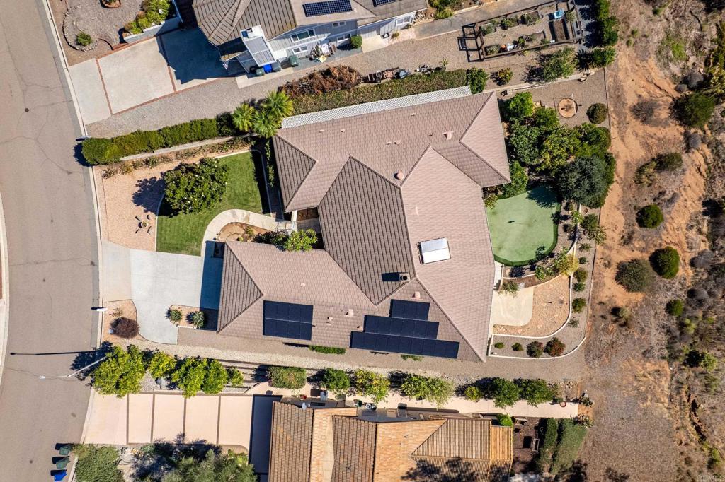 10951 Rim Road Escondido, CA 92026 - Photo 55 of 55 an aerial view of houses with outdoor space