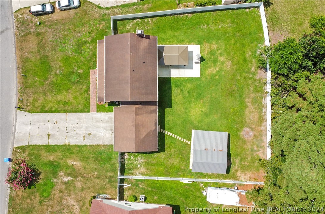 5809 Waldwick Road Fayetteville, NC 28311 - Photo 32 of 33 an aerial view of a house with a yard