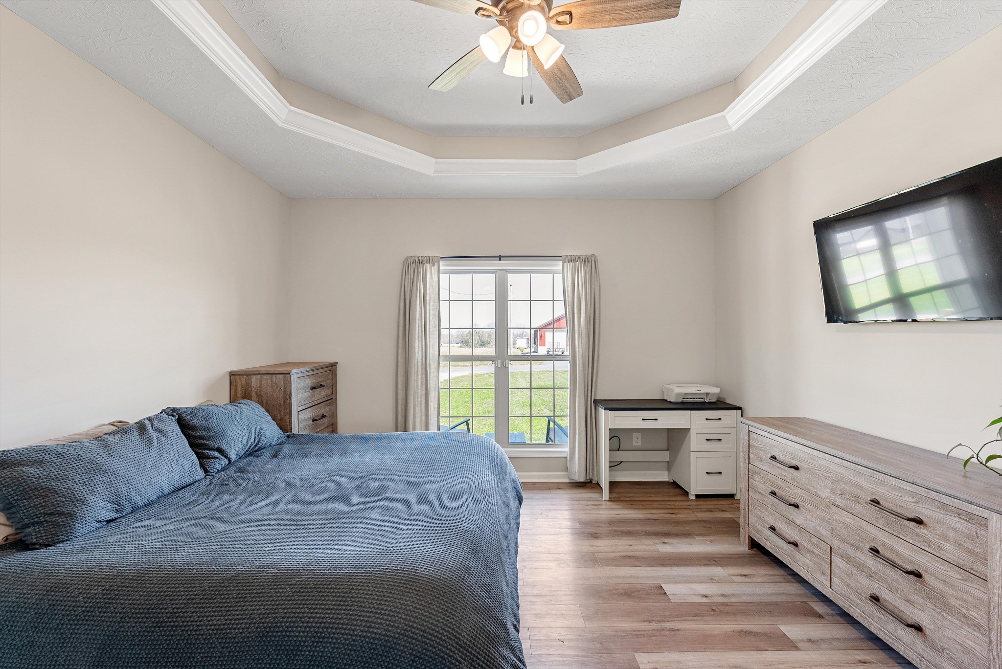 57 Cheney Lane Lafayette, TN 37083 - Photo 16 of 35 a spacious bedroom with a bed and a window