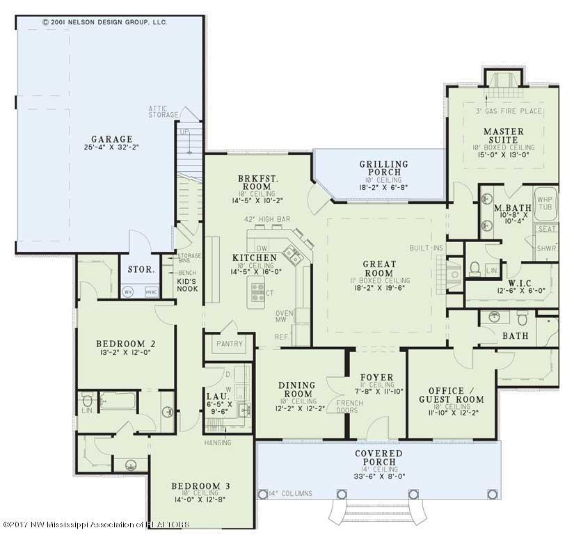 4671 West Sandidge Road Olive Branch, MS 38654 - Photo 2 of 2 Madison Floor plan