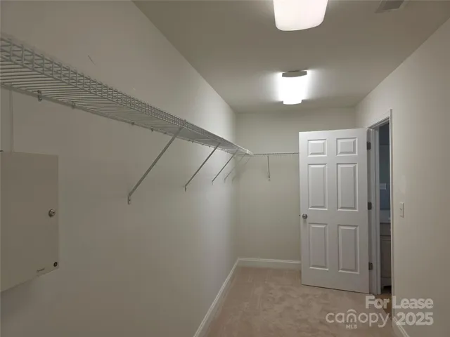 a view of closet area