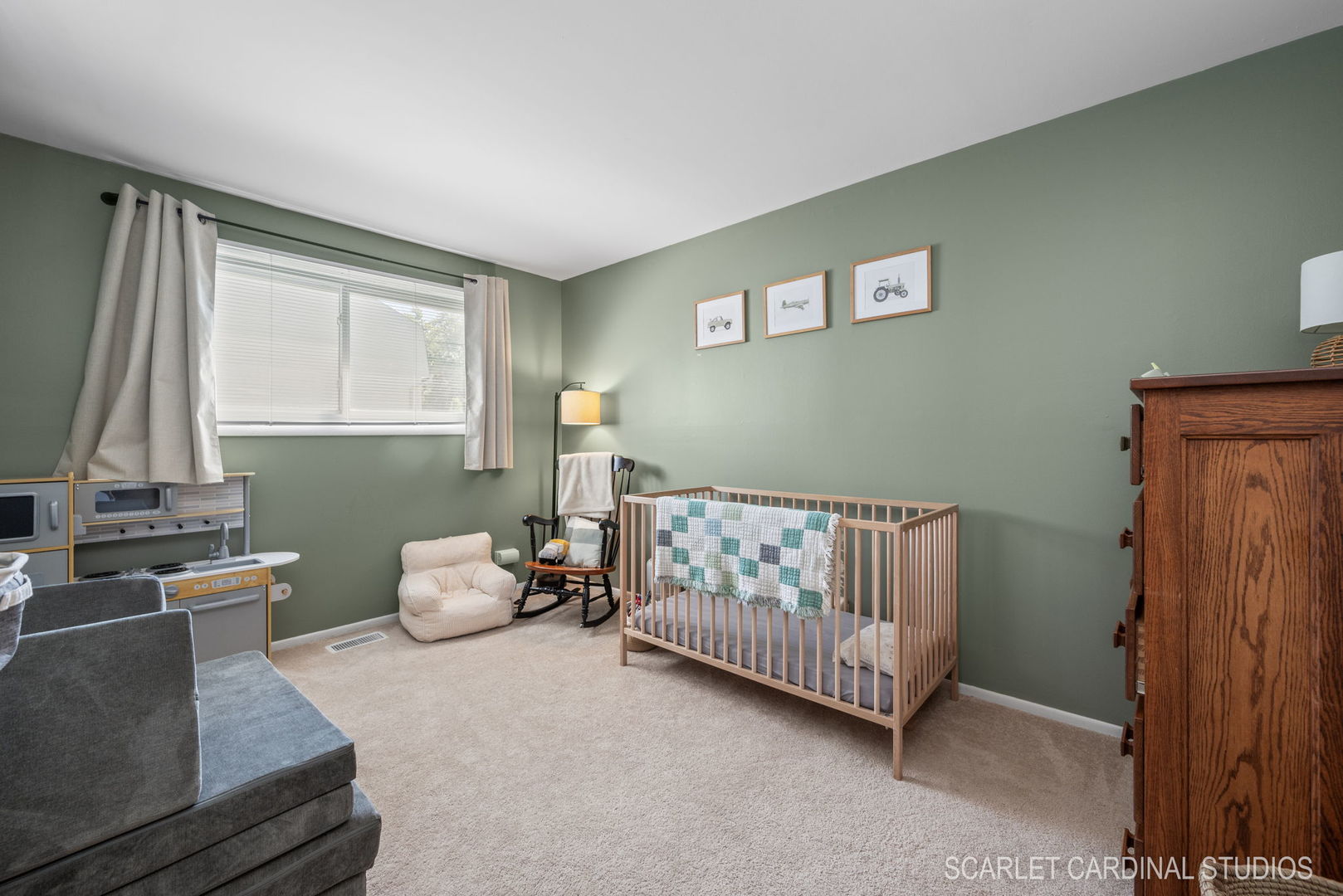 1215 Windsor Drive Wheaton, IL 60189 - Photo 17 of 32 a bedroom with furniture and a window