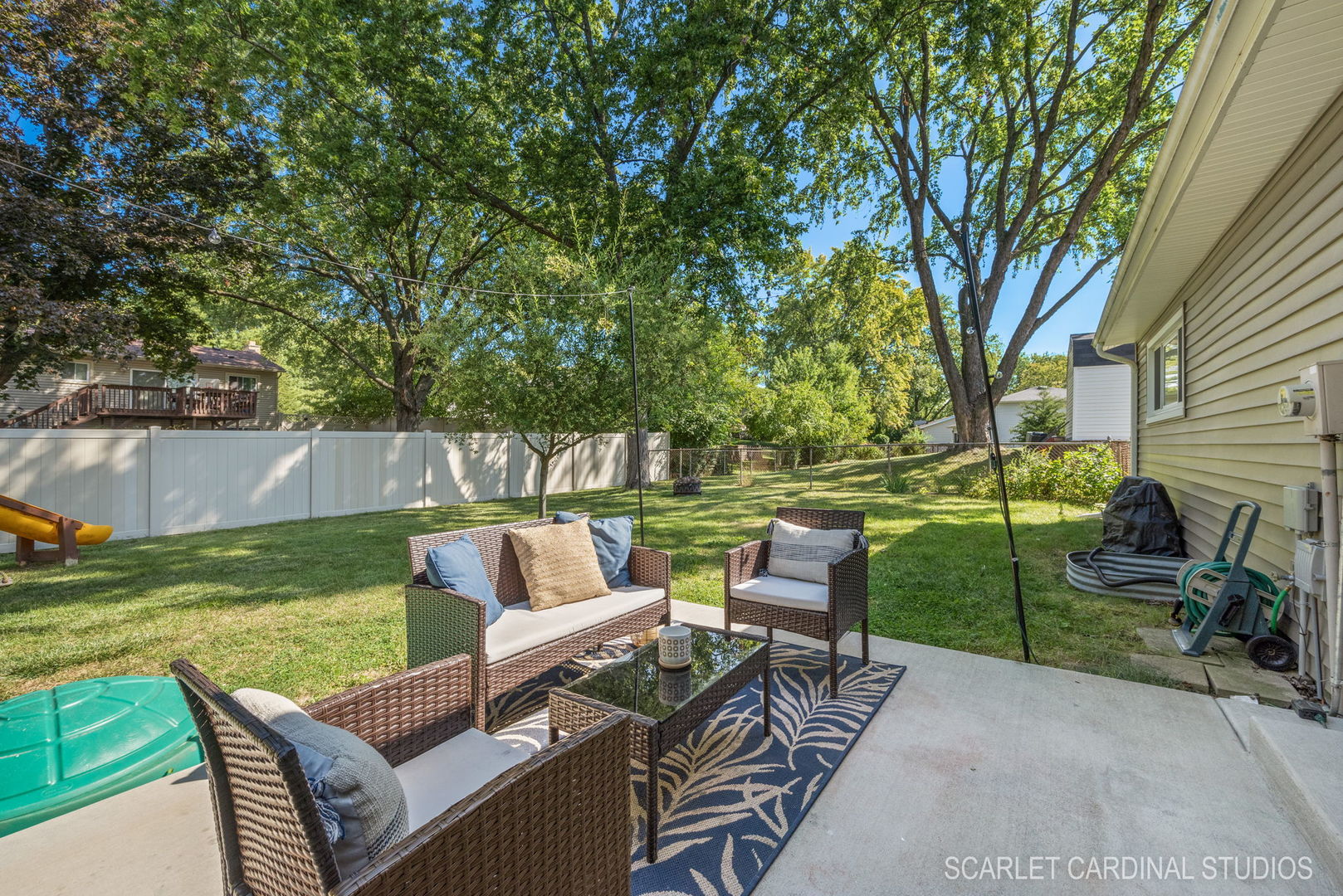 1215 Windsor Drive Wheaton, IL 60189 - Photo 20 of 32 a view of backyard with seating area and green space
