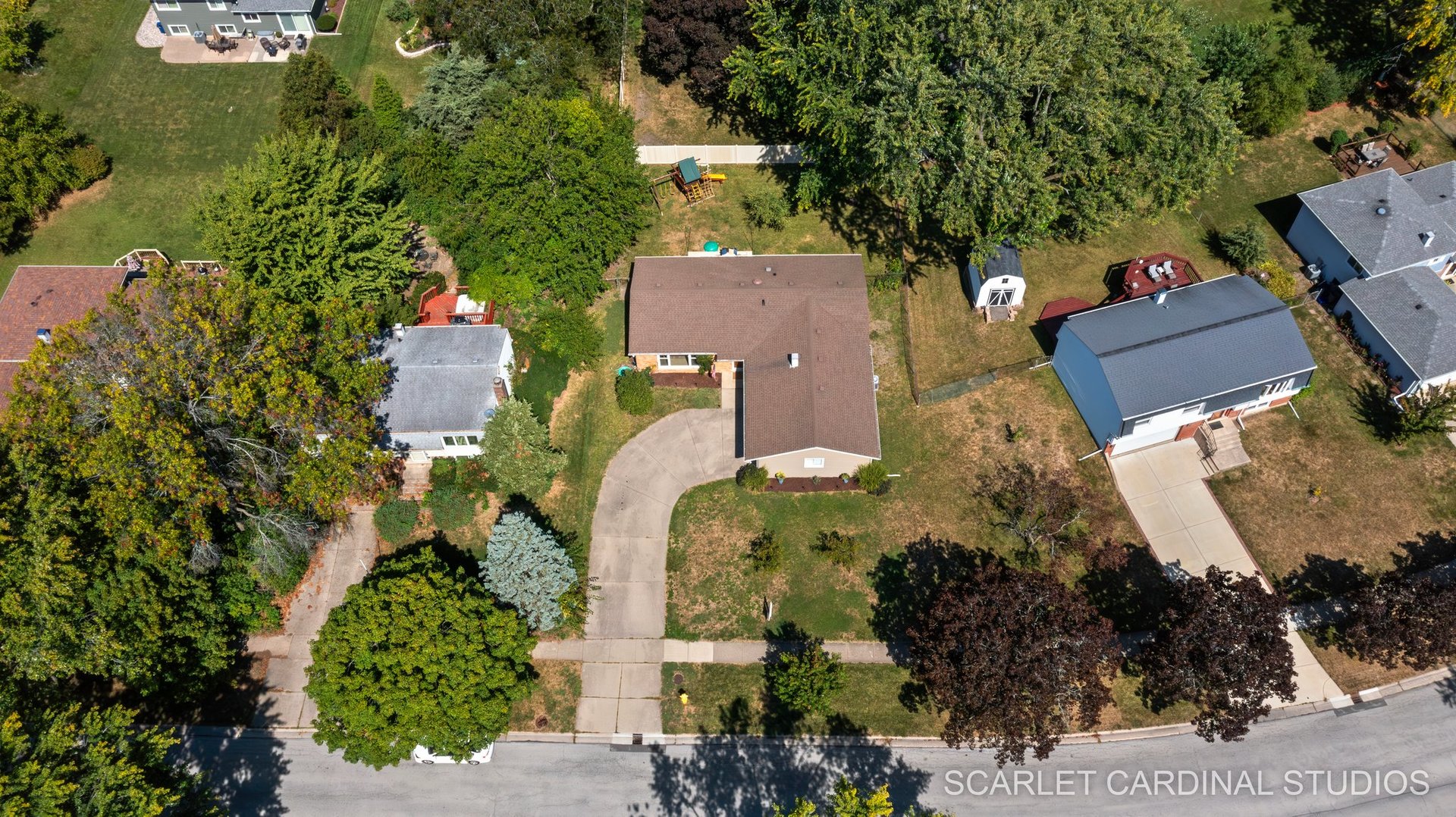 1215 Windsor Drive Wheaton, IL 60189 - Photo 26 of 32 an aerial view of a house with outdoor space