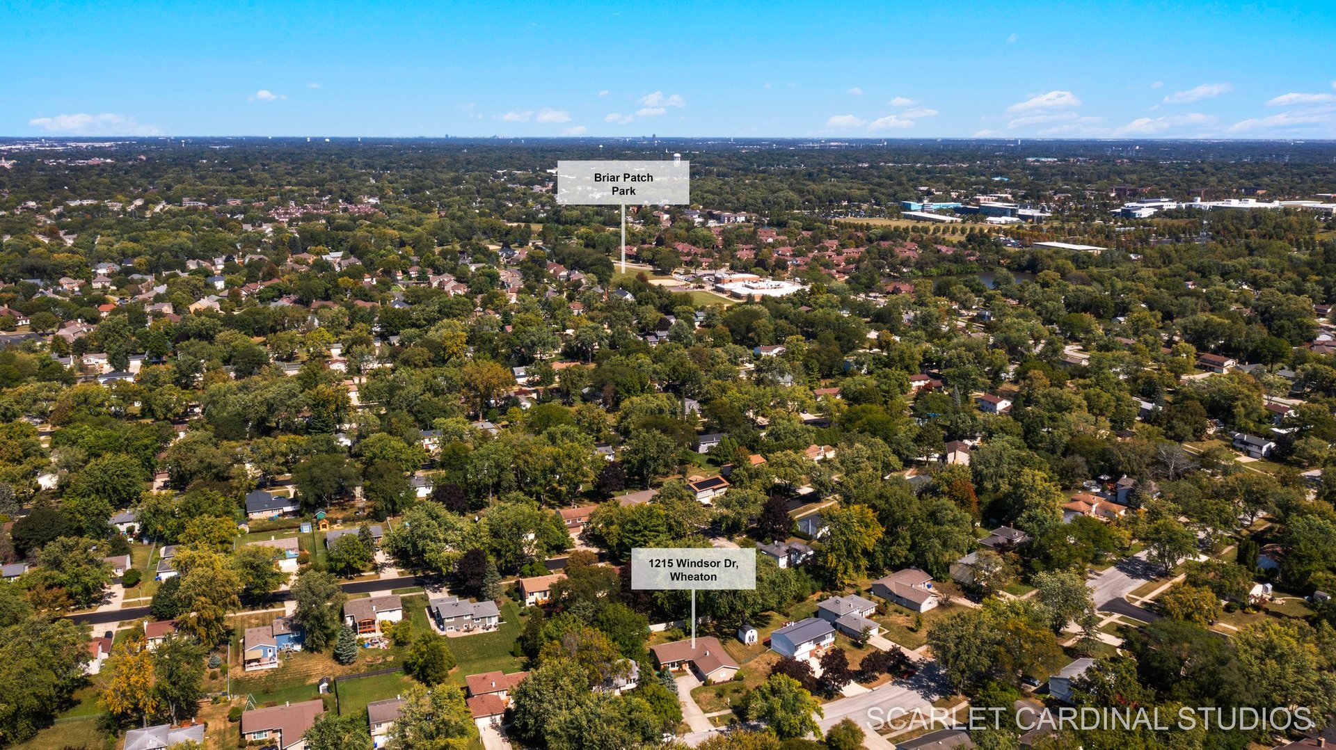 1215 Windsor Drive Wheaton, IL 60189 - Photo 28 of 32 an aerial view of multiple house