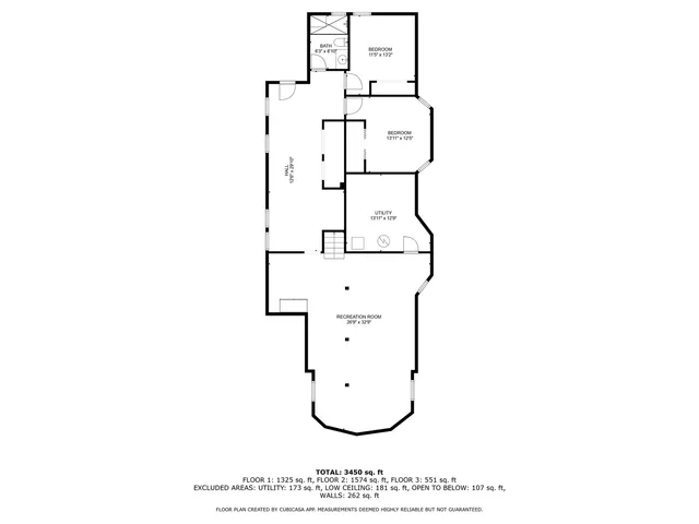 a picture of a bench in a white building