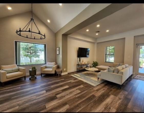 620 South Park Road, Unit 213 Hollywood, FL 33021 - Photo 22 of 28 a living room with furniture and a flat screen tv