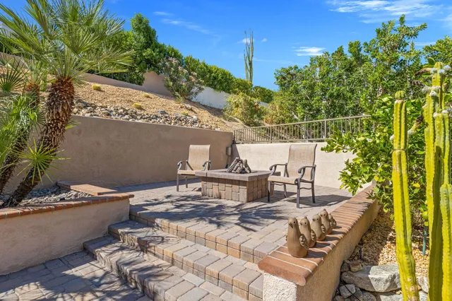 a view of a city with a mountain