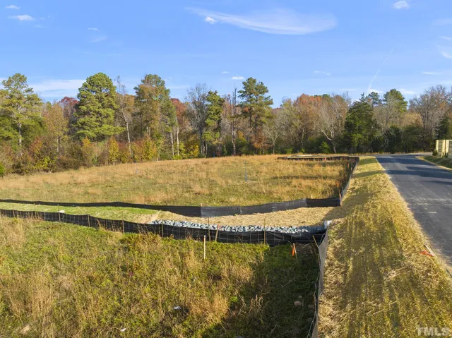 a view of a lake with a city