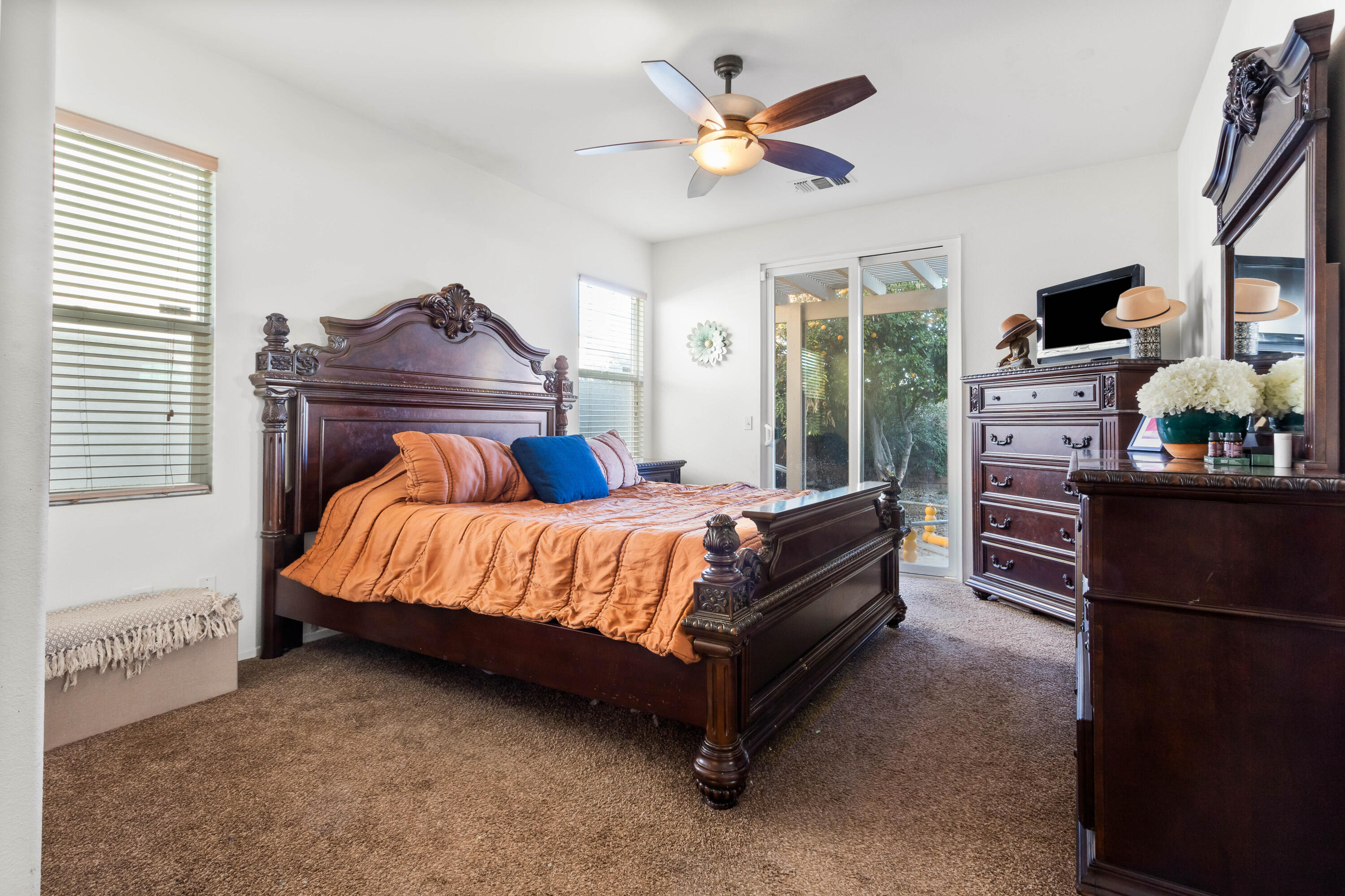 49870 Lewis Road Indio, CA 92201 - Photo 17 of 47 a bed sitting in a bedroom next to a window