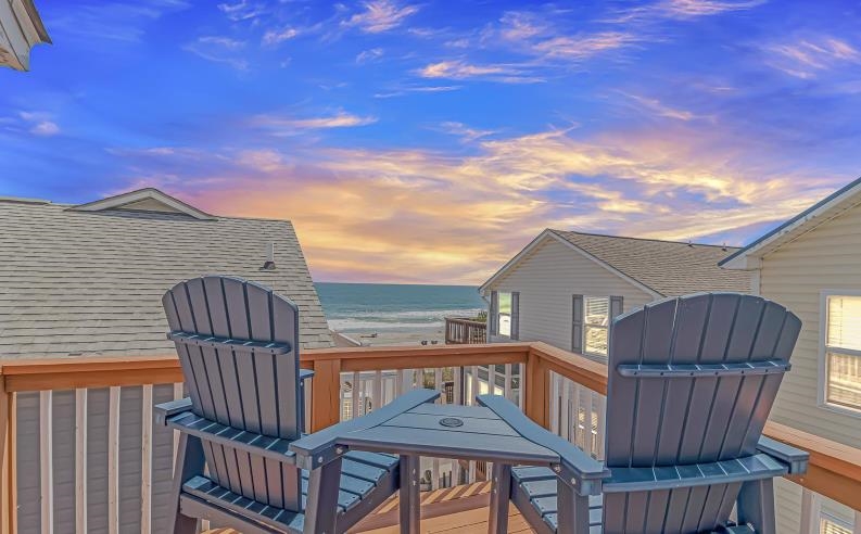 1171 Neptune Road Myrtle Beach, SC 29577 - Photo 2 of 29 Deck featuring a water view
