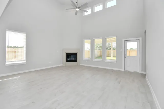 a bathroom with a double vanity sink and mirror