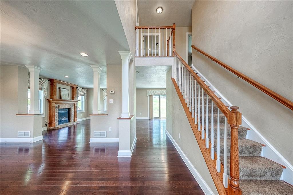 8554 Peters Road Cranberry Township, PA 16066 - Photo 16 of 40 Stairs leading to second floor bedrooms.