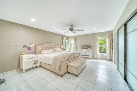 a spacious bedroom with a bed and a window