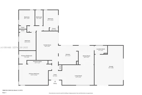 $1,000,000 | 10860 Southwest 124th Road, Miami, FL 33176