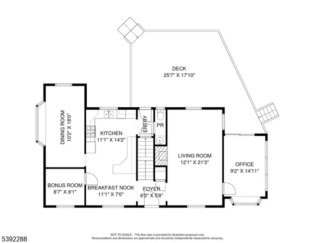 a picture of a bench in a white building