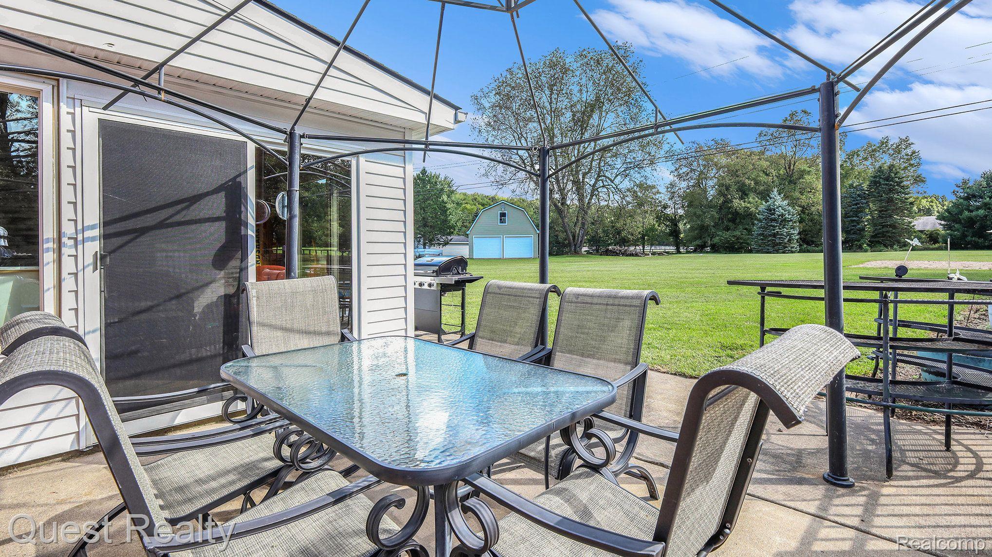 9290 Allen Road Clarkston, MI 48348 - Photo 44 of 56 gazebo with newer canopy included