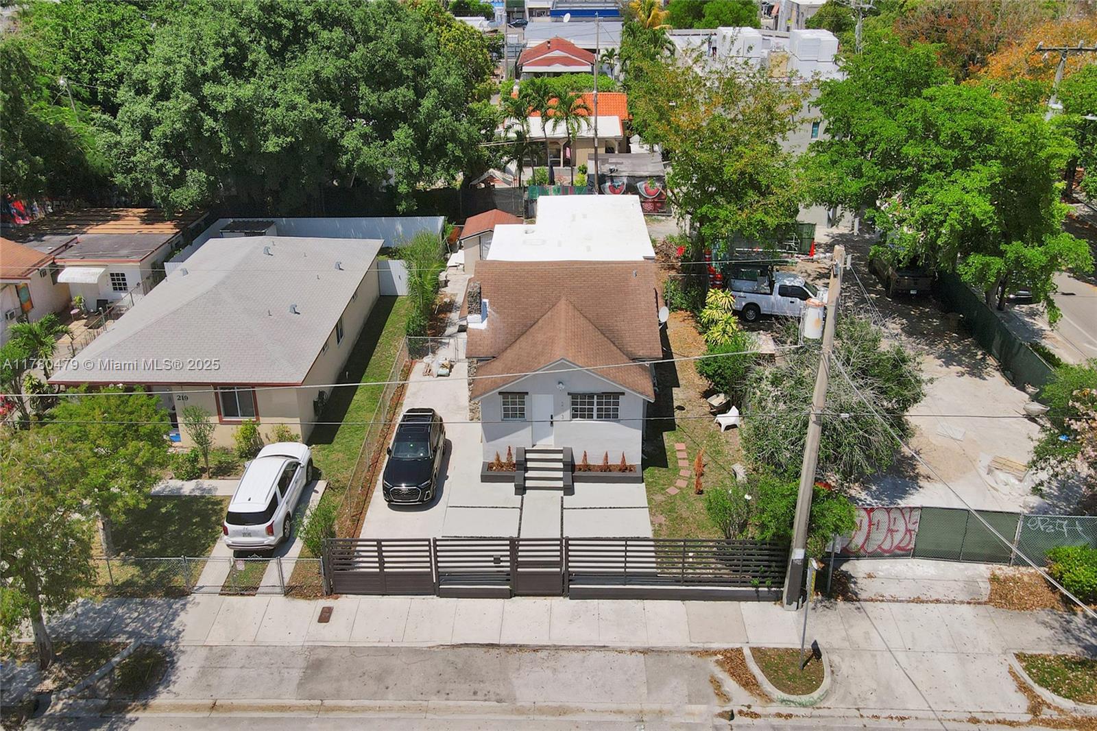 213 Northwest 34th Terrace Miami, FL 33127 - Photo 9 of 18 an aerial view of a house