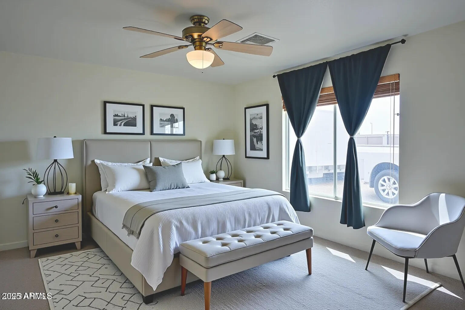 19348 West Brave Road Buckeye, AZ 85326 - Photo 12 of 22 Master bedroom virtual staging