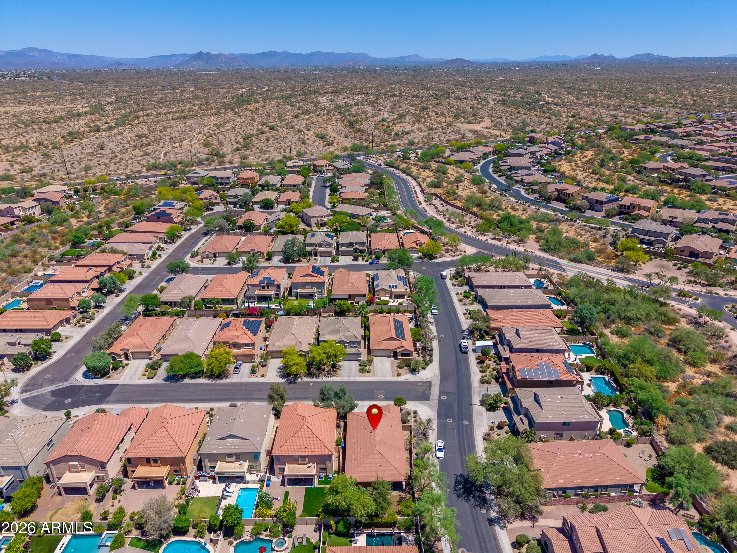 4317 East Folgers Road Phoenix, AZ 85050 - Photo 39 of 40 an aerial view of multiple house