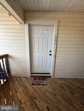 a view of a door of the house